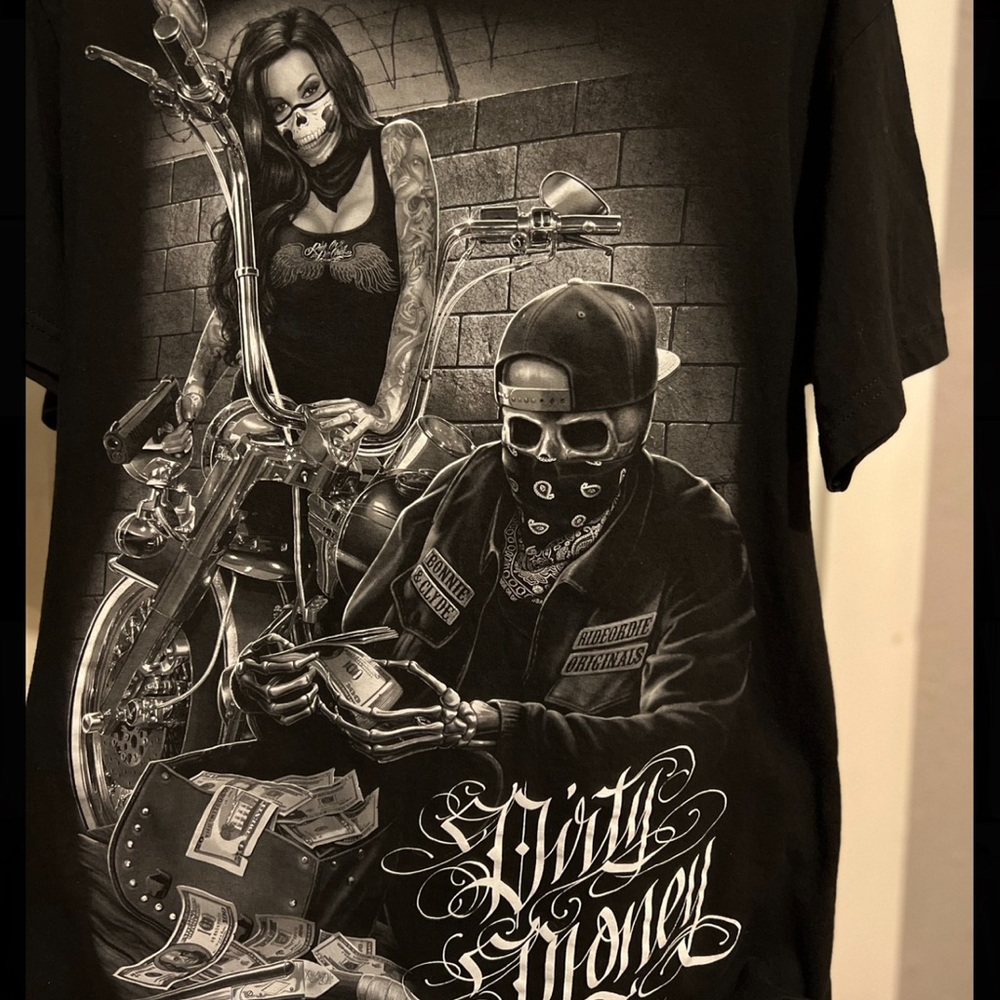 ROD - Bonnie & Clyde Men's Tee size M